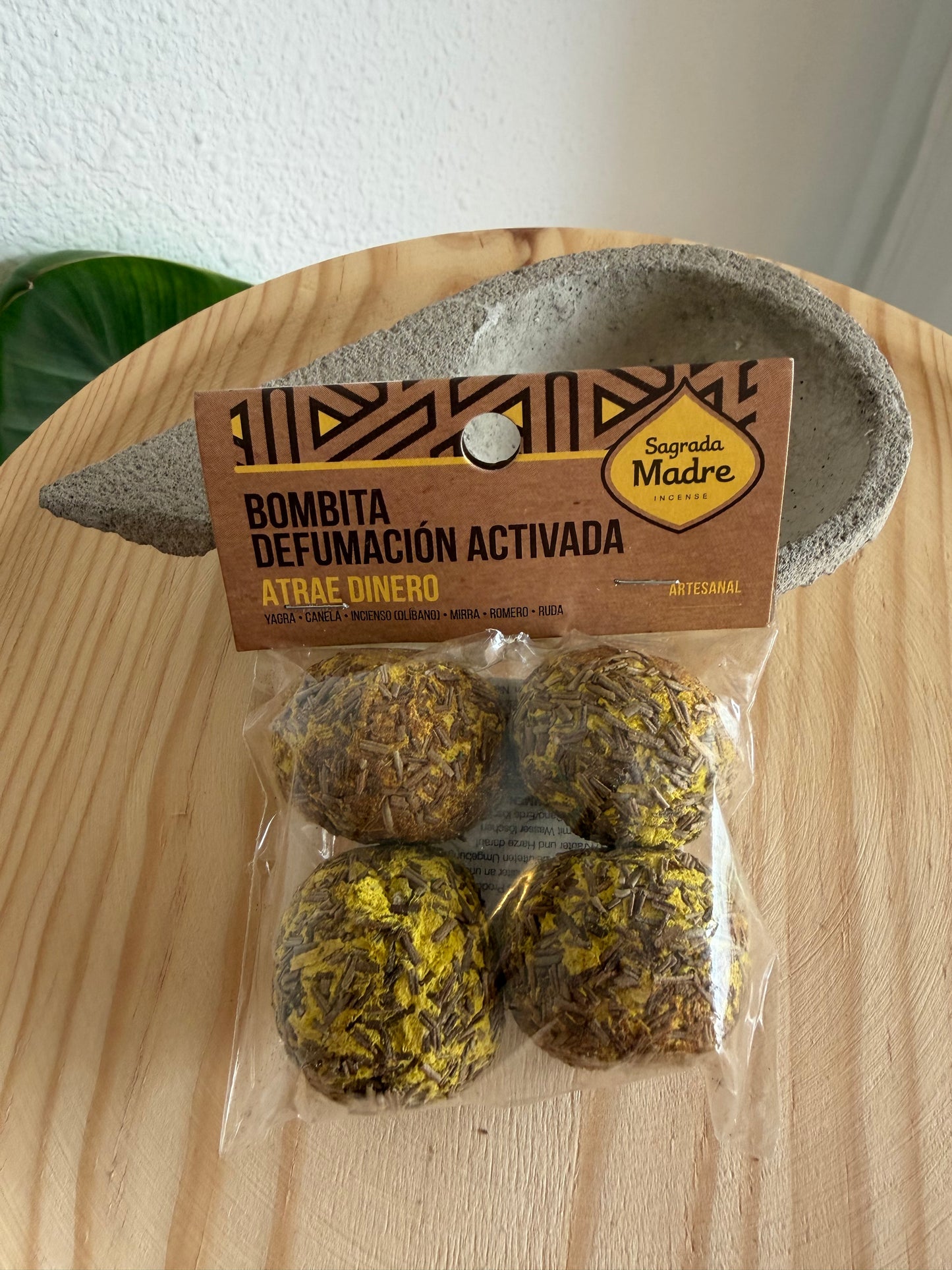 Bombitas Atrae Dinero – Defumación activada Sagrada Madre
