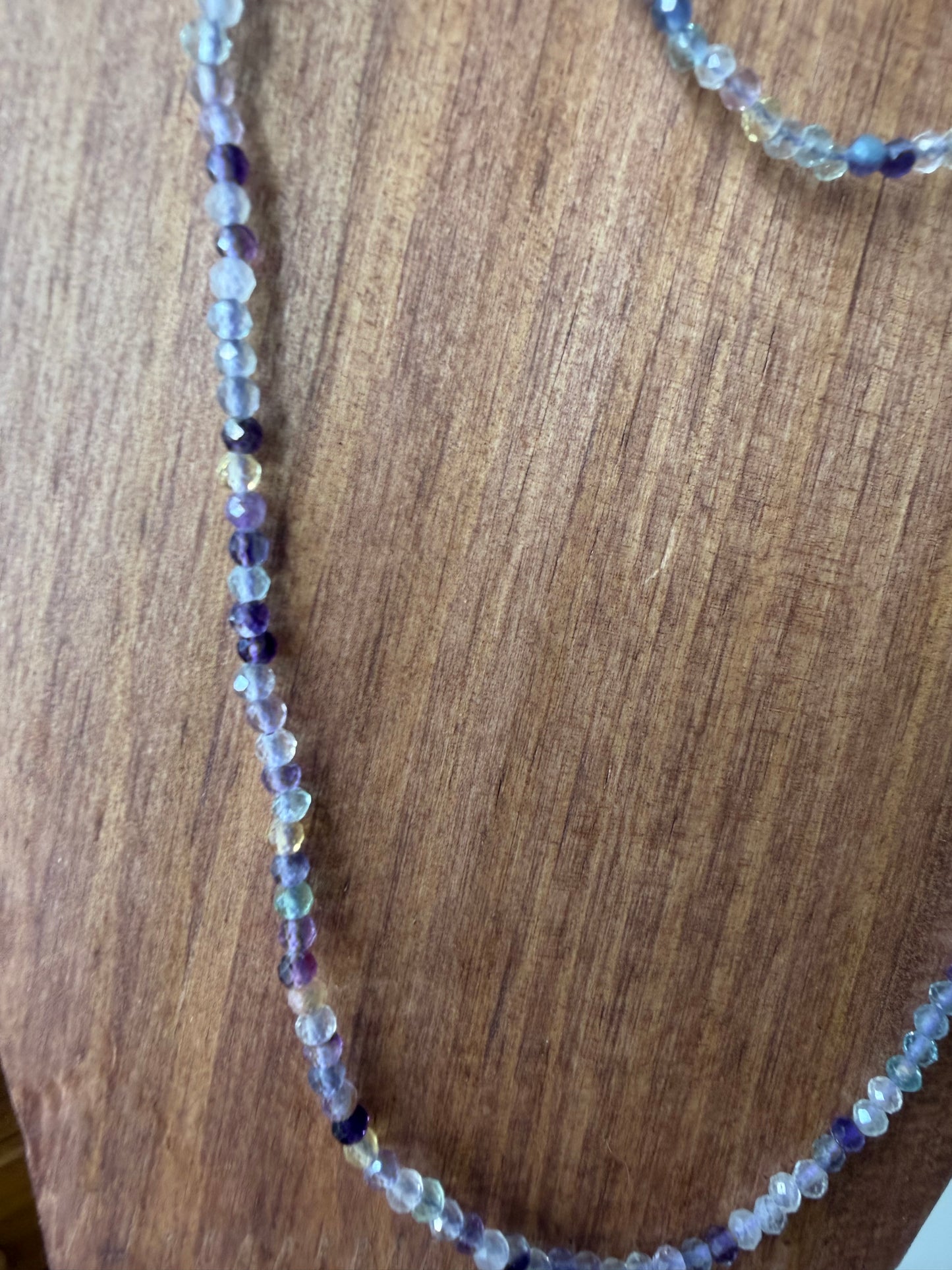 Pulsera Facetada Fluorita | Claridad-Concentración