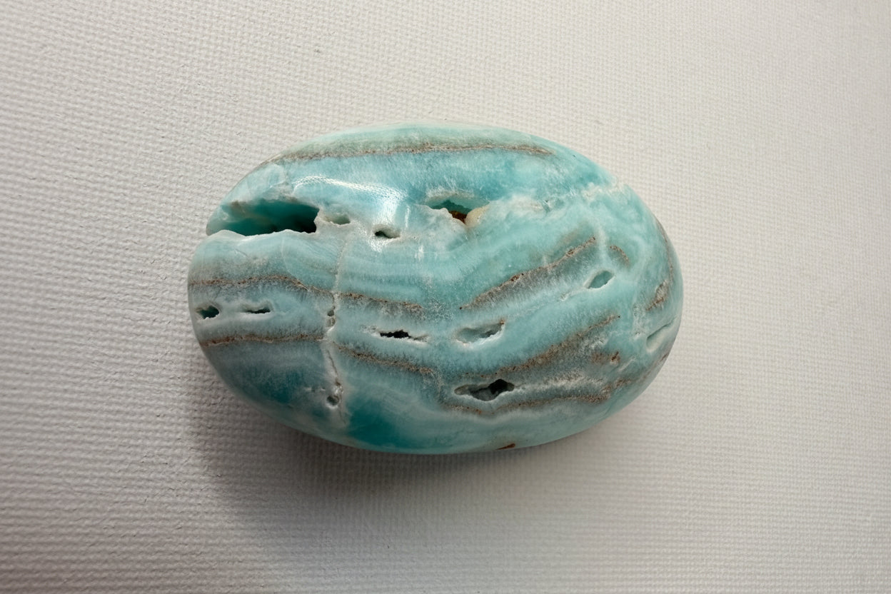 Aragonito Azul Palm Stone | Calma Interior