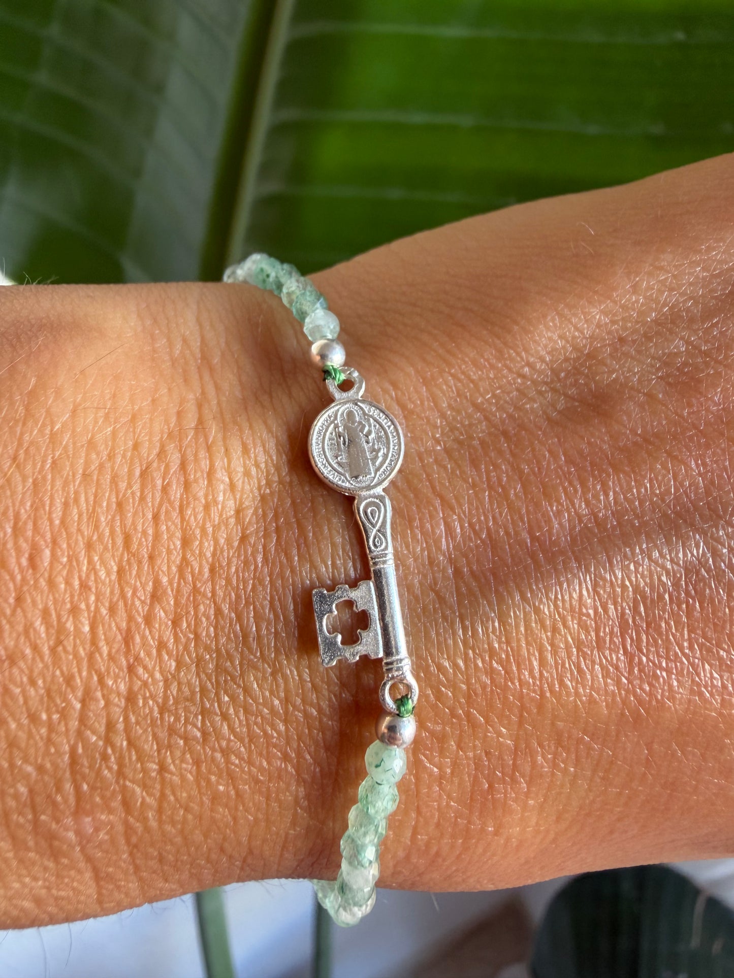 Pulsera Llave San Benito| Abre Caminos y Protección