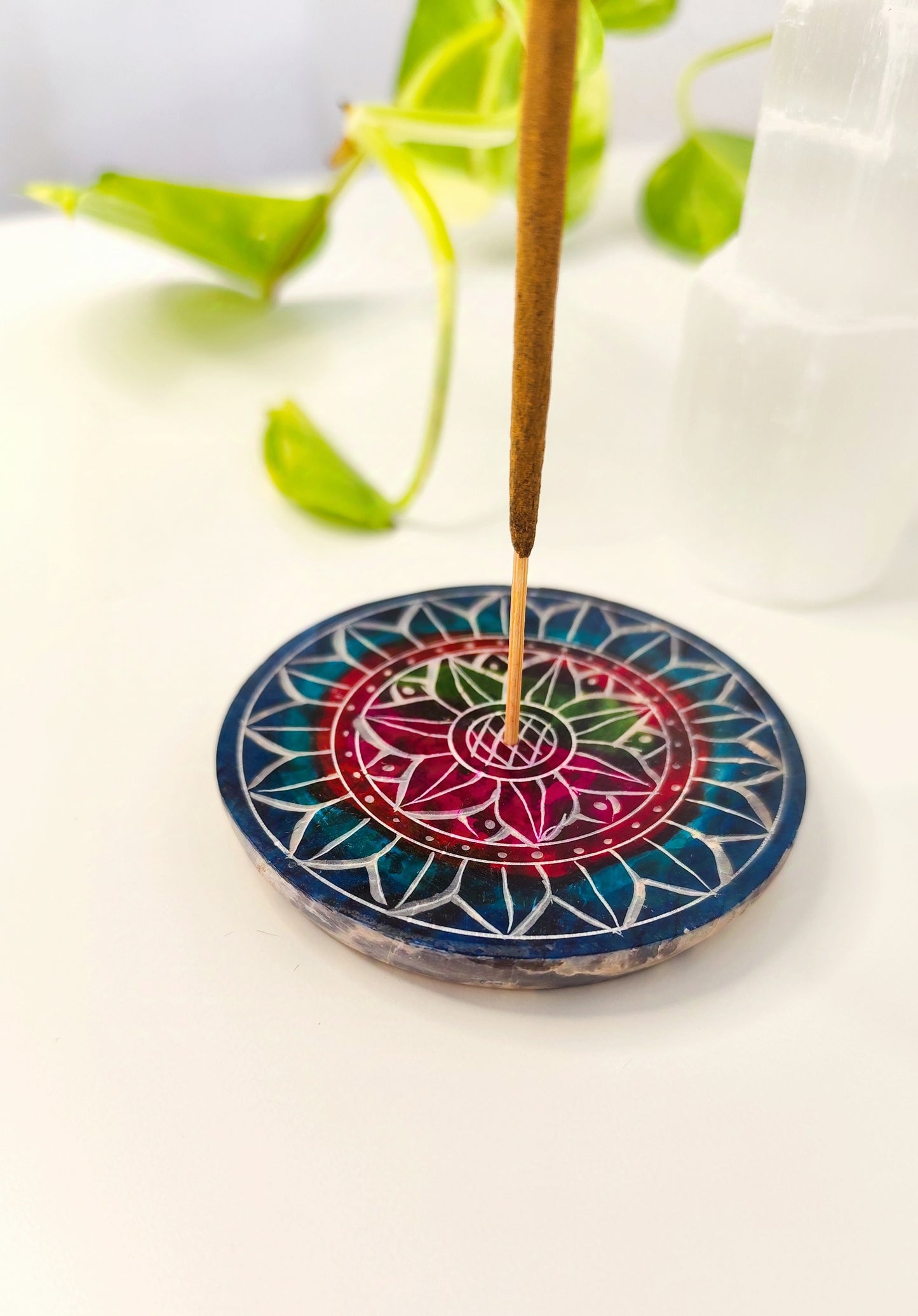 Porta Incienso · Flor