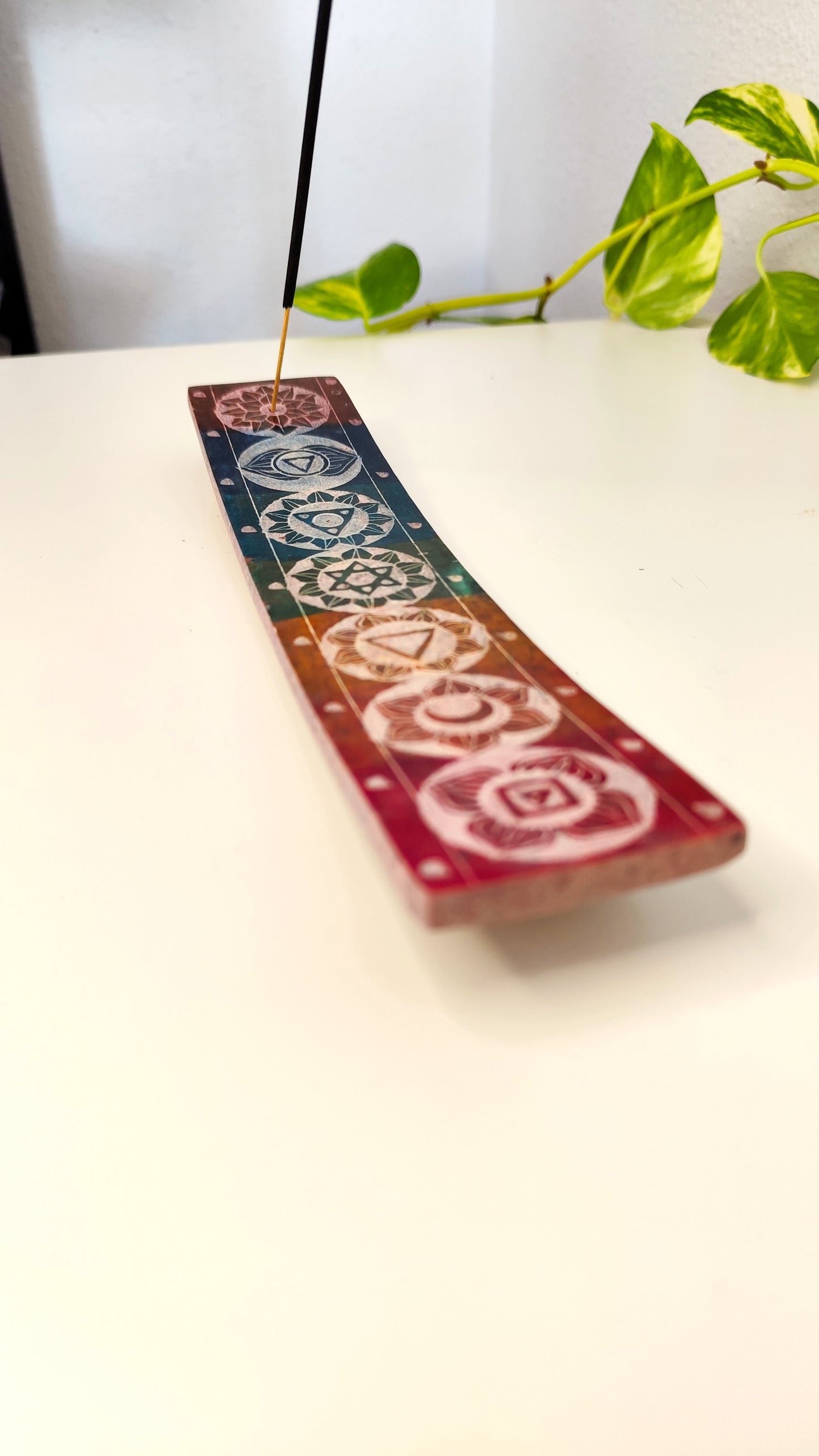 Porta Incienso · Símbolos 7 Chakras