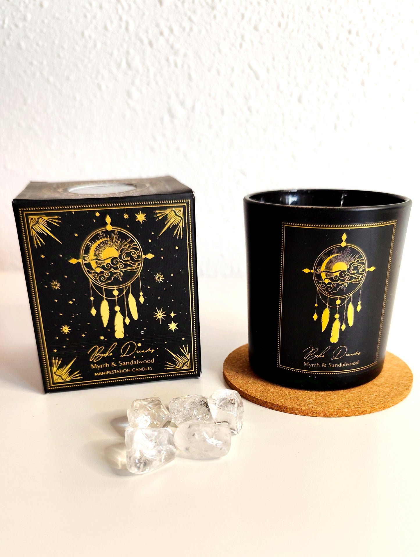 Velas Aromáticas de Manifestación con Minerales | Esoteric Collection