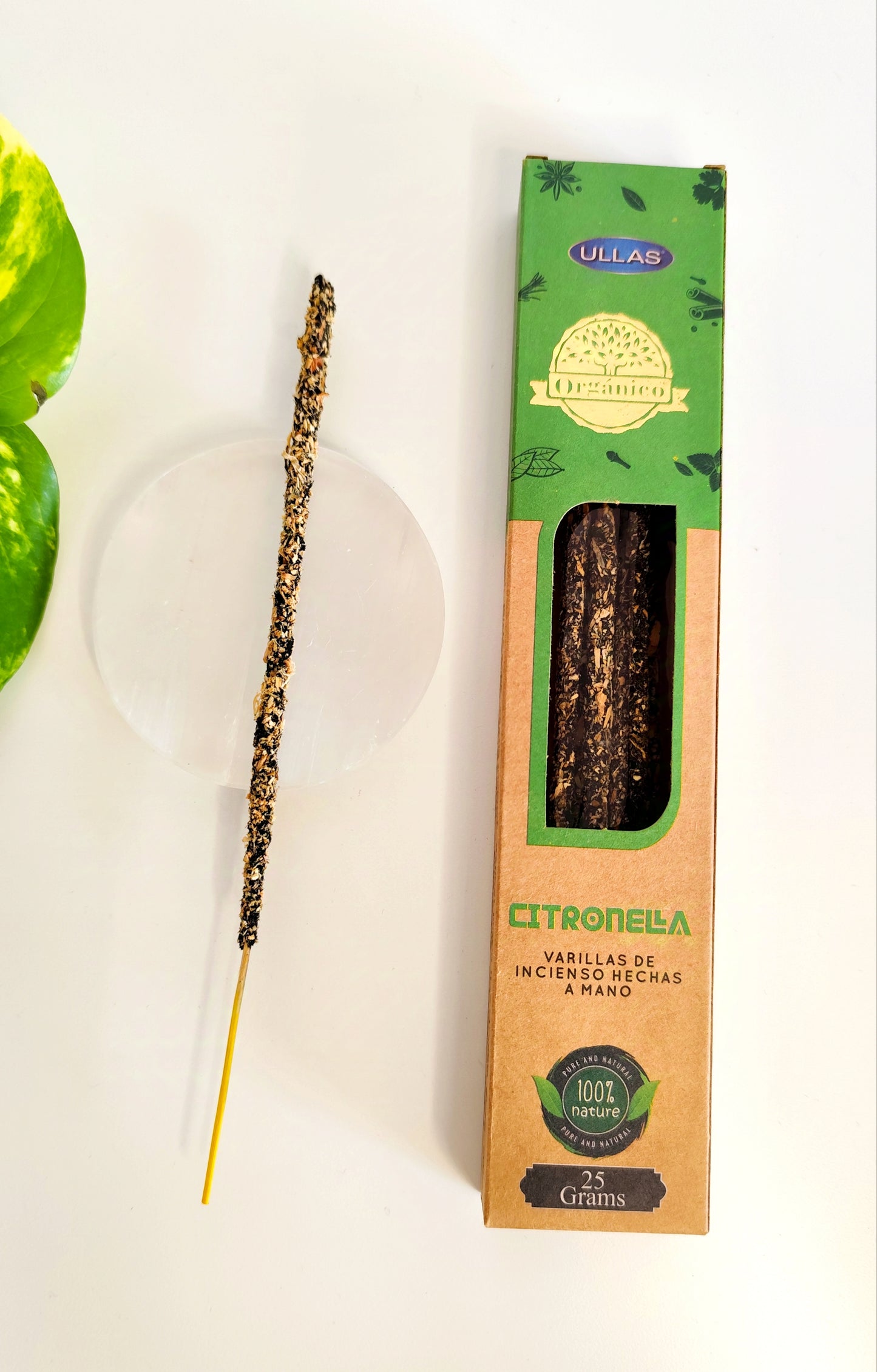 Incienso Citronela · Ullas Orgánico
