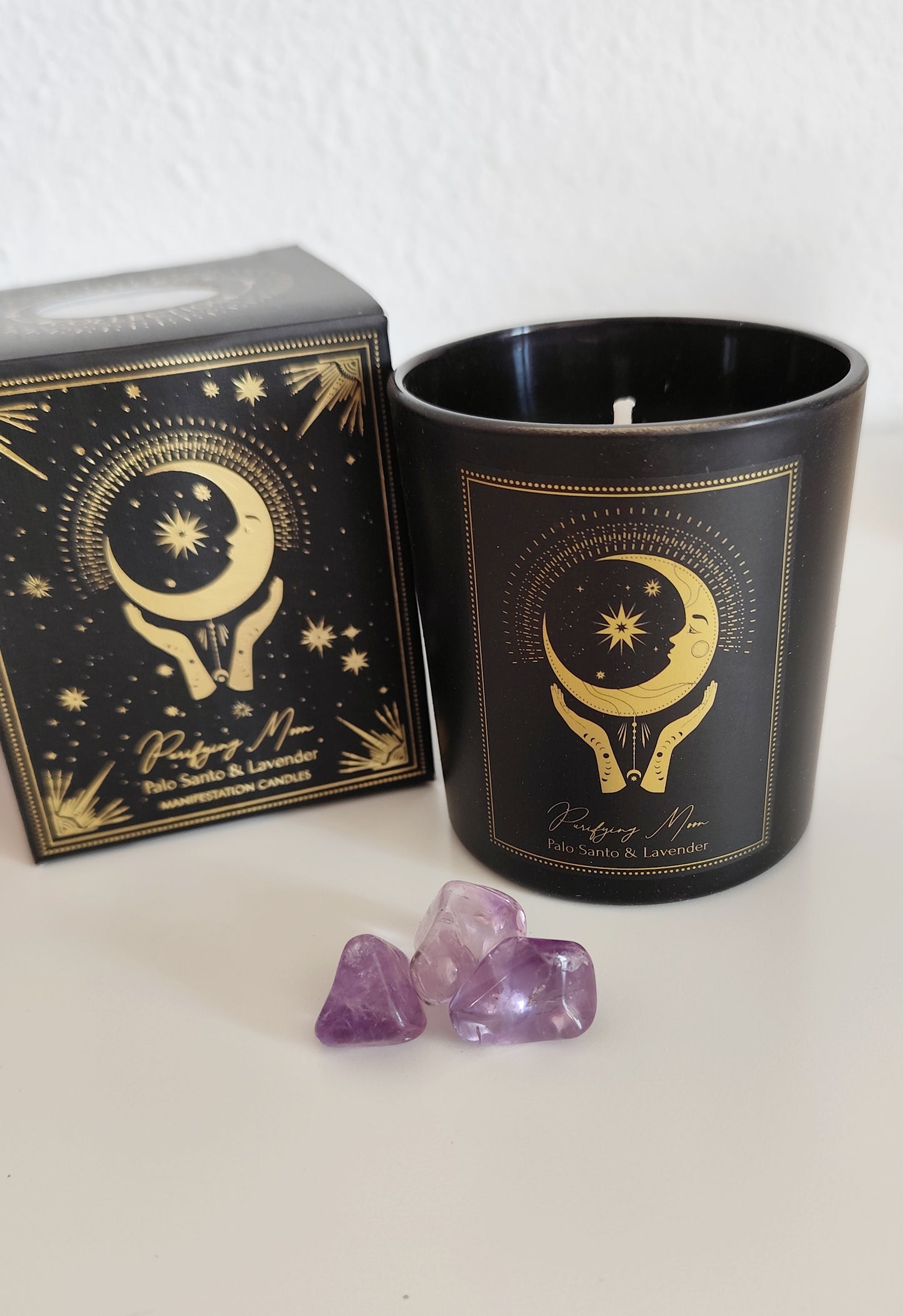 Velas Aromáticas de Manifestación con Minerales | Esoteric Collection