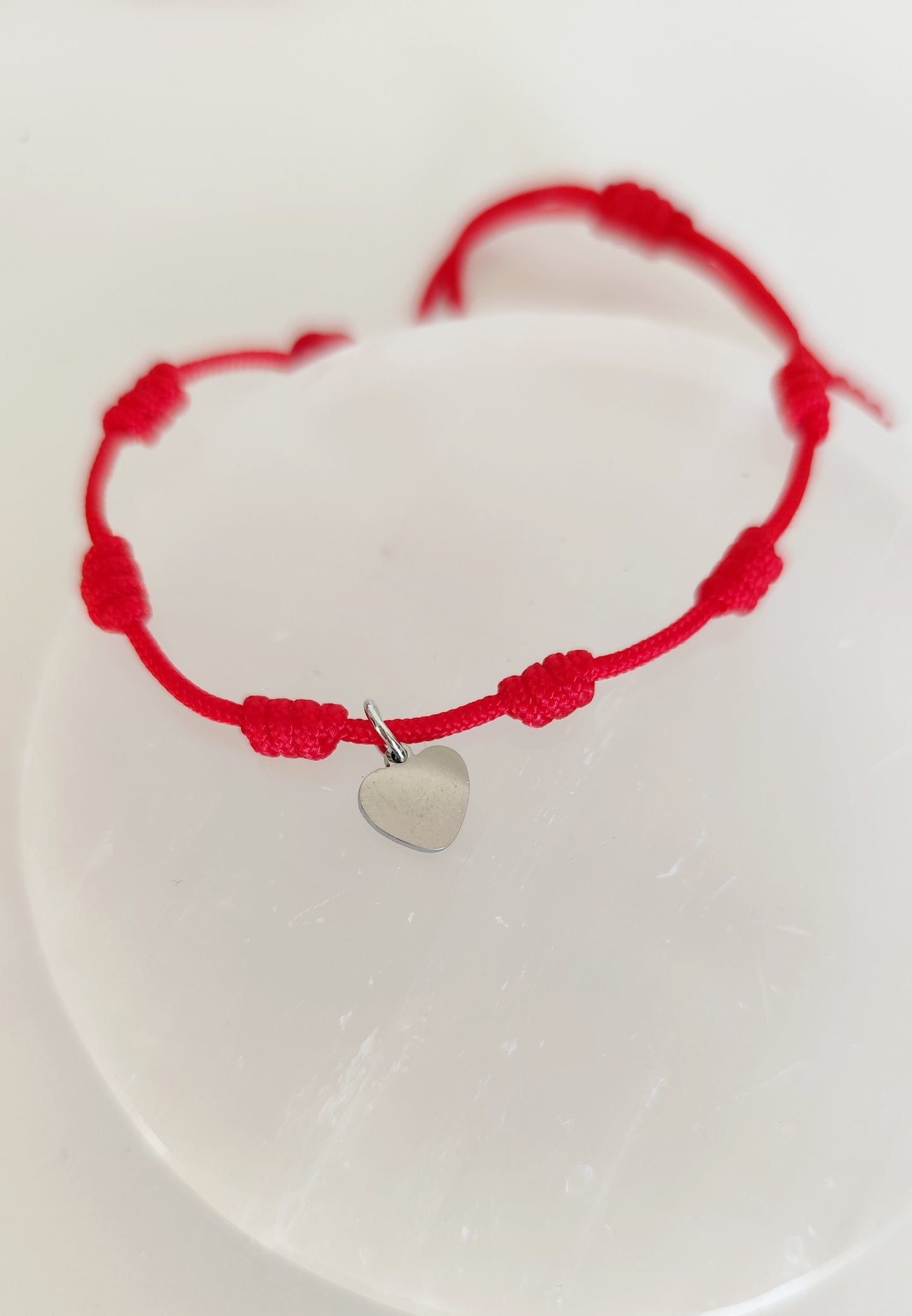 Pulsera Roja 7 Nudos | Con detalles