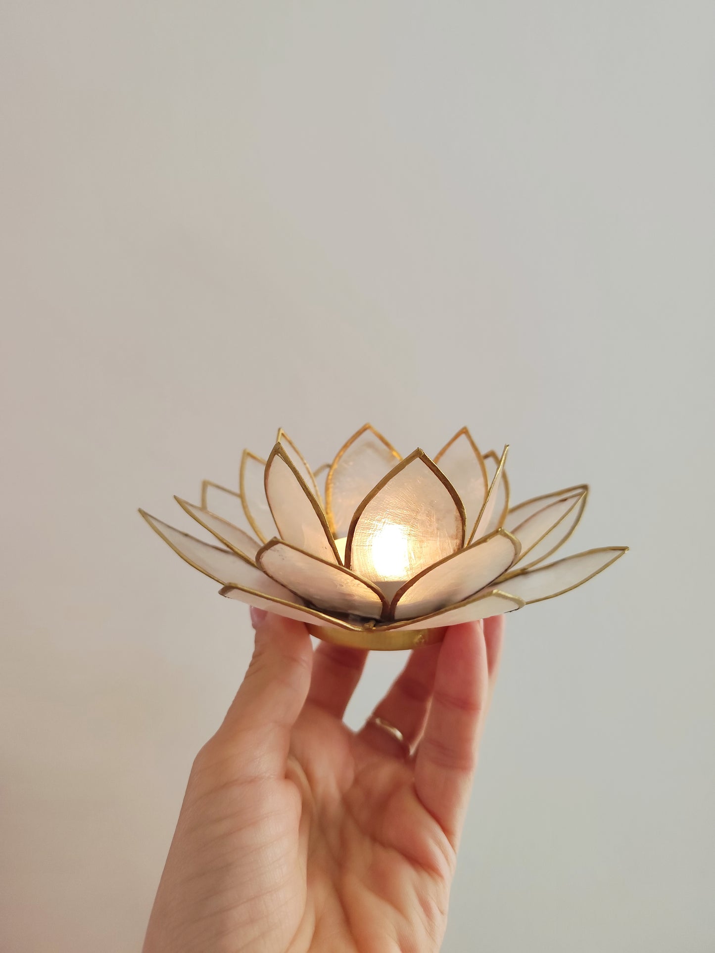 Portavelas Flor de Loto ( En Breves)