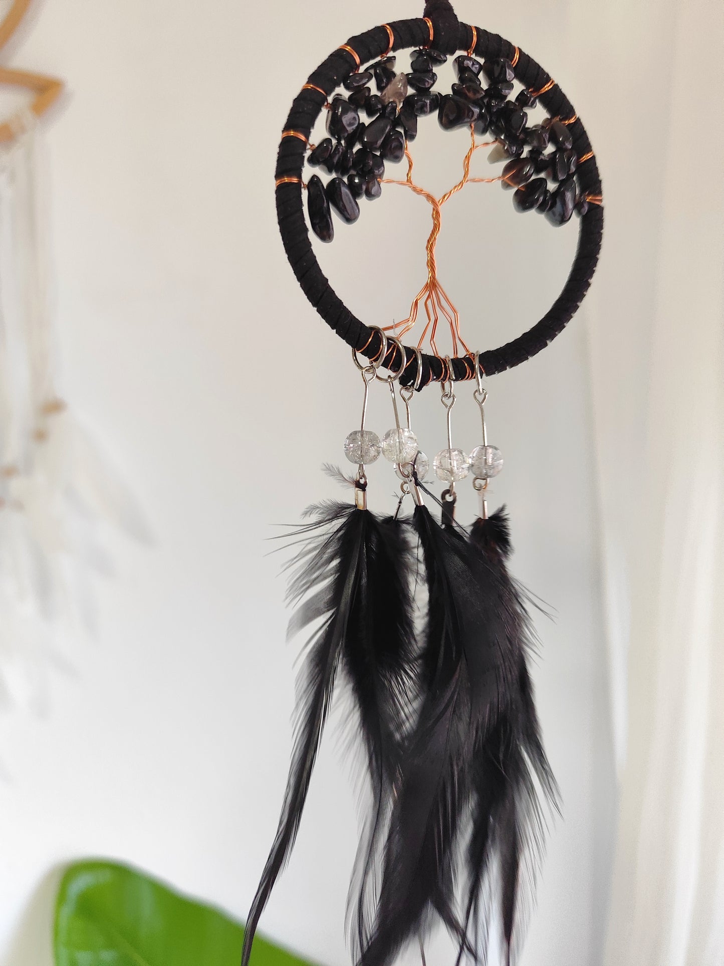 Árbol de la Vida Jade Negro Mini | Atrapasueños