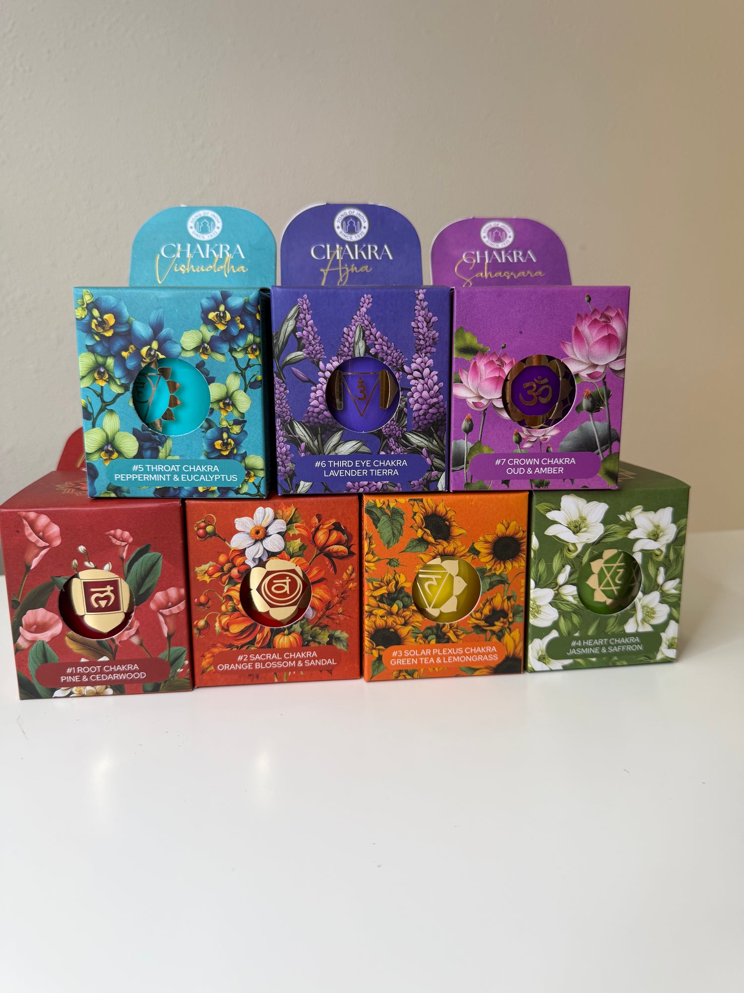 Vela de los Chakras de Soja Perfumada | NUEVA COLECCIÓN