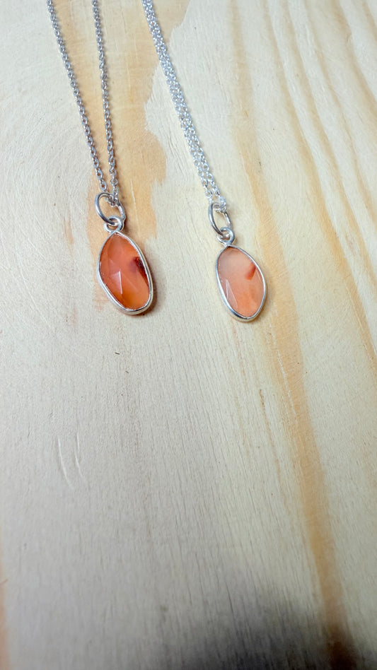 Colgante Cornalina | Plata de Ley 925