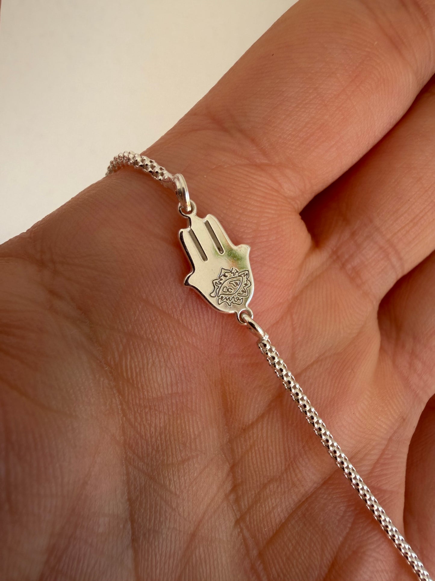 Pulsera Hamsa | Plata de Ley 925