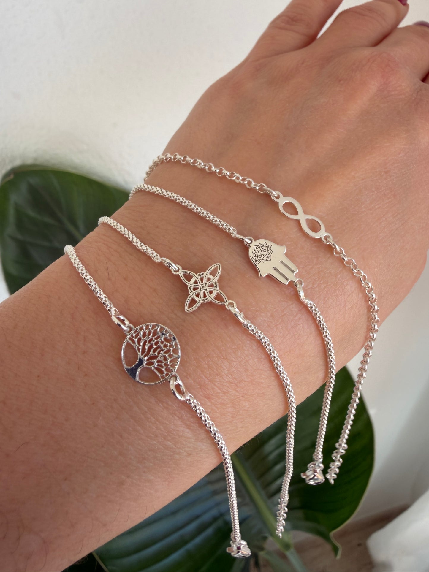 Pulsera Hamsa | Plata de Ley 925