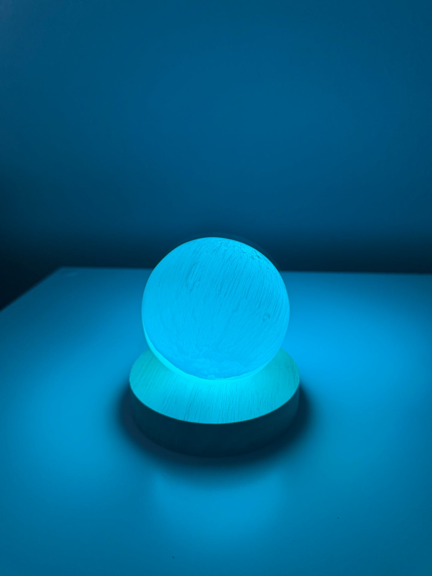 Lámpara Selenita | Base de Colores