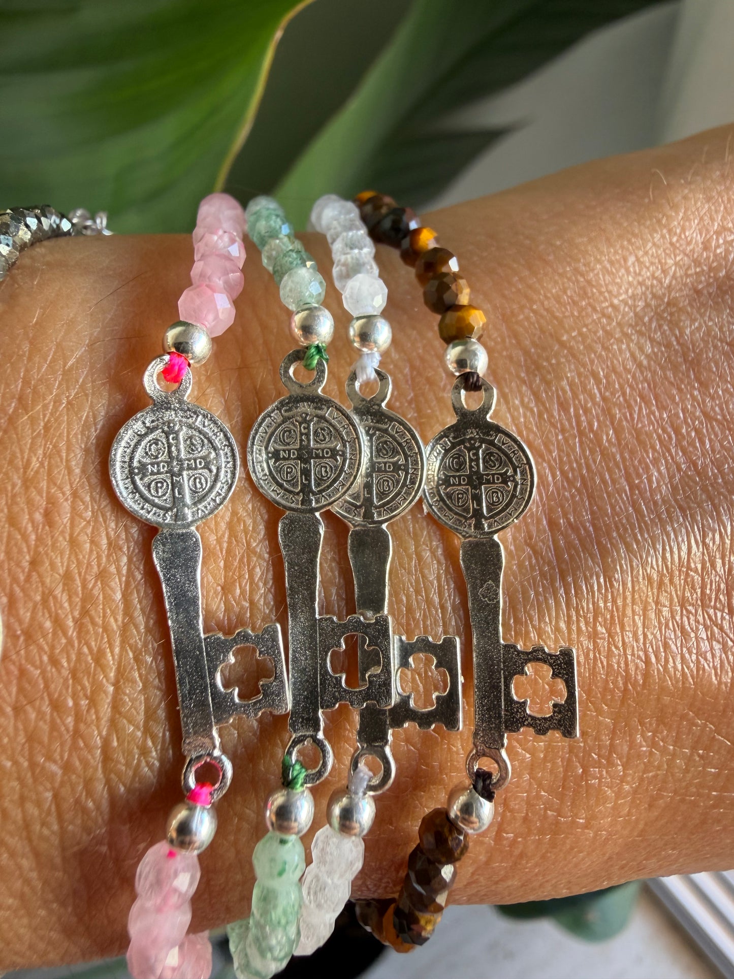 Pulsera Llave San Benito| Abre Caminos y Protección