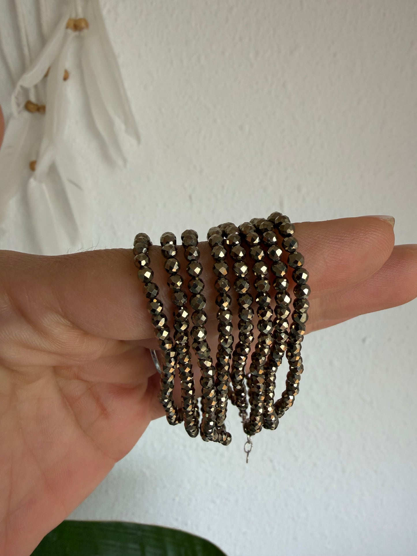 Pulsera Facetada Pirita | Manifestación y Abundancia