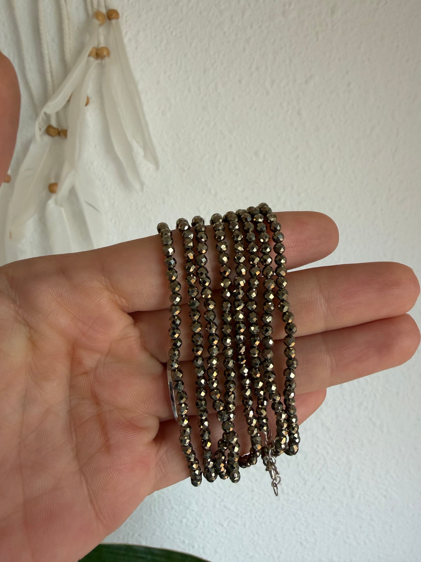 Pulsera Facetada Pirita | Manifestación y Abundancia
