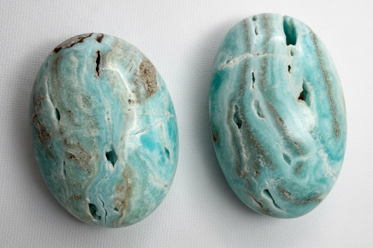 Aragonito Azul Palm Stone | Calma Interior