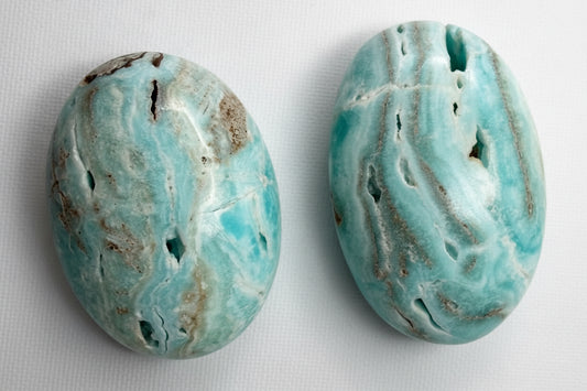 Aragonito Azul Palm Stone | Calma Interior