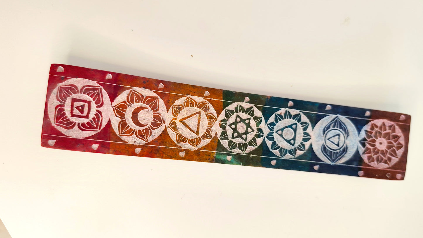 Porta Incienso · Símbolos 7 Chakras