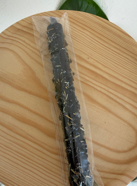 Vela Negra de Limpieza Energética | Purificación, Armonía y Renovación