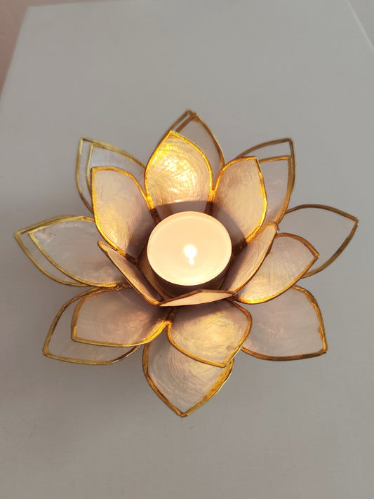 Portavelas Flor de Loto ( En Breves)