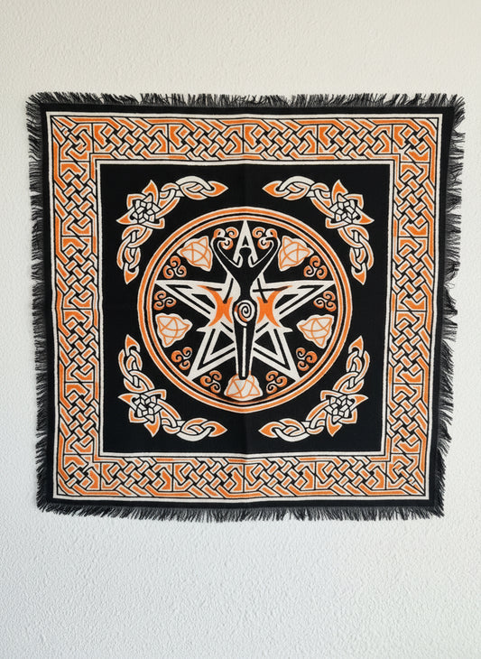 Mantel de Altar o Tapete Tarot Madre Tierra