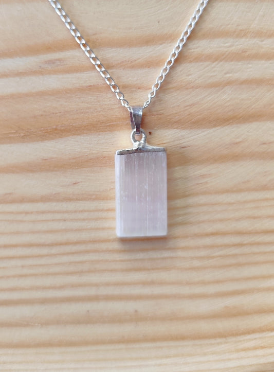 Colgante Selenita en Bruto | Paz y Armonía