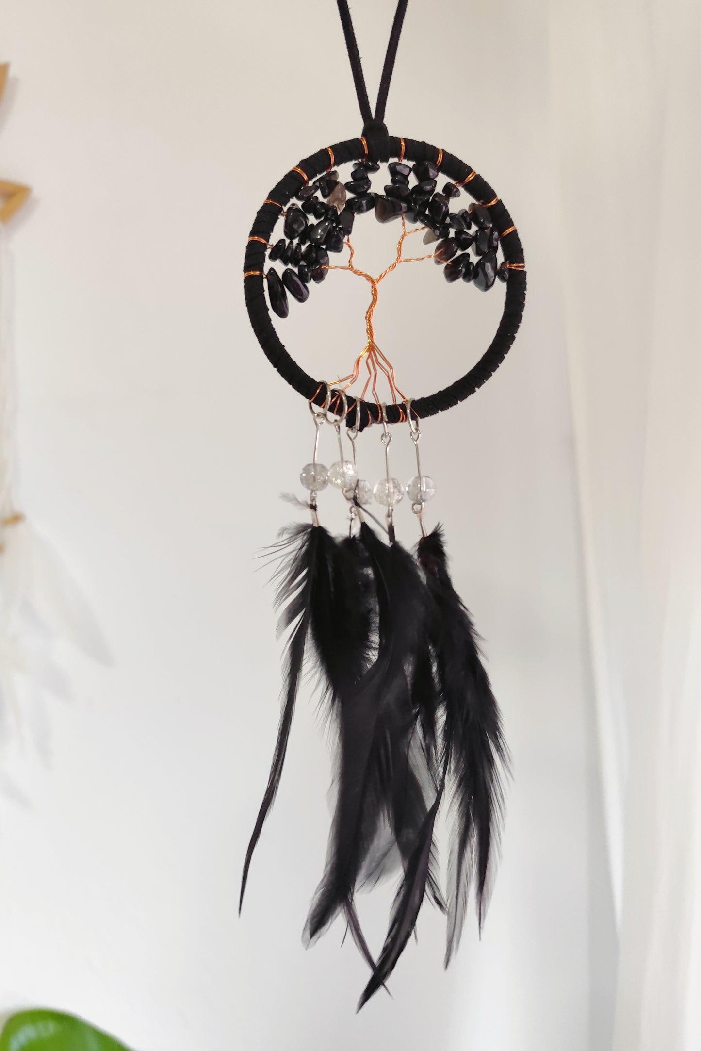 Árbol de la Vida Jade Negro Mini | Atrapasueños