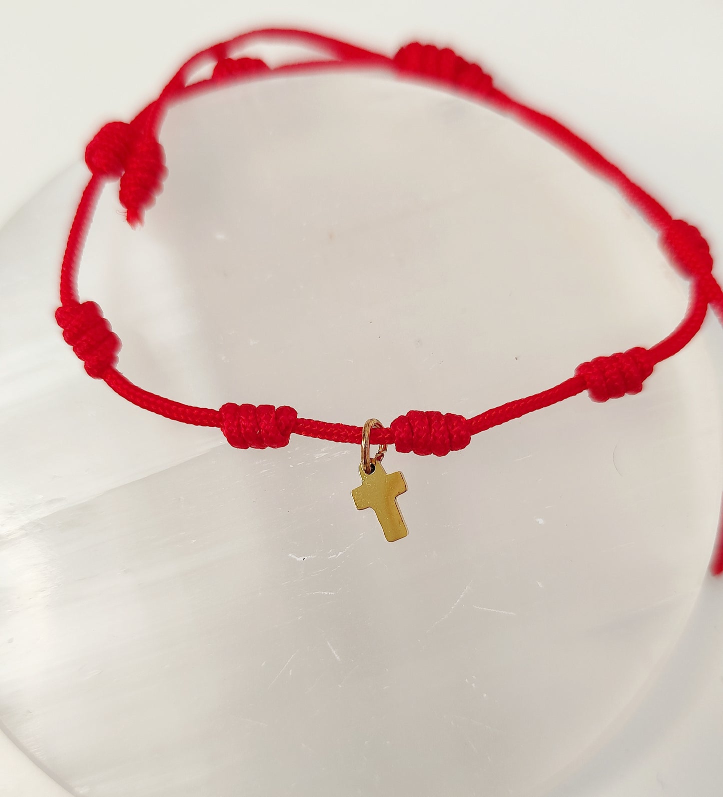 Pulsera Roja 7 Nudos | Con detalles