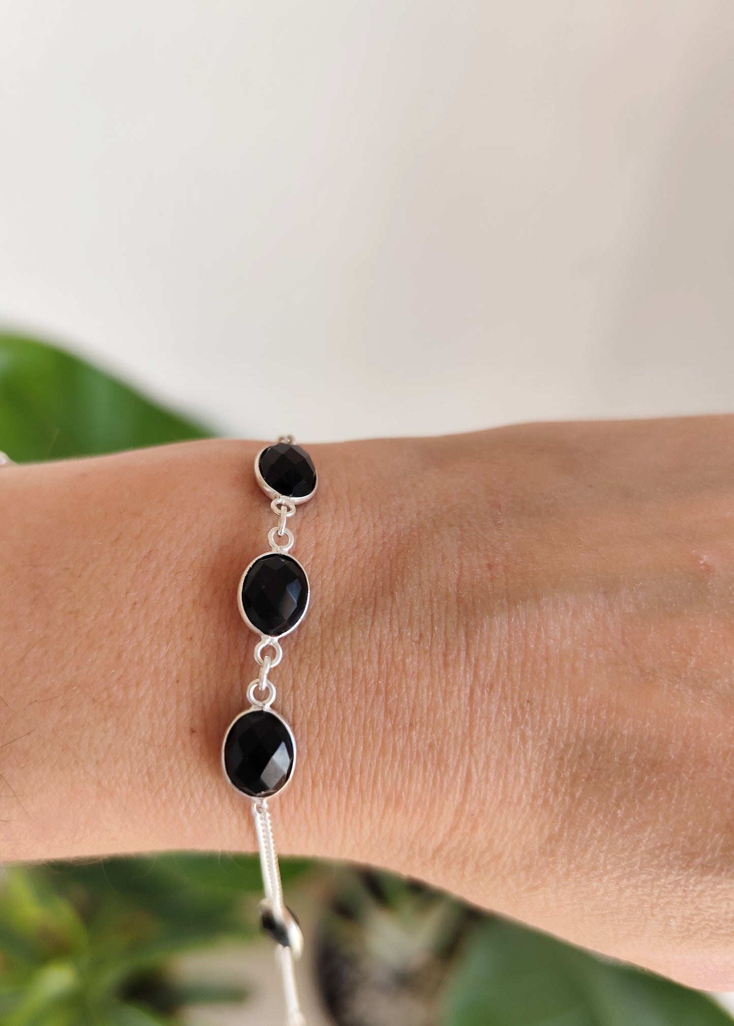 Pulsera Minerales en Plata de Ley 925